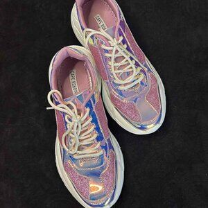 Pink Holographic Sneakers
